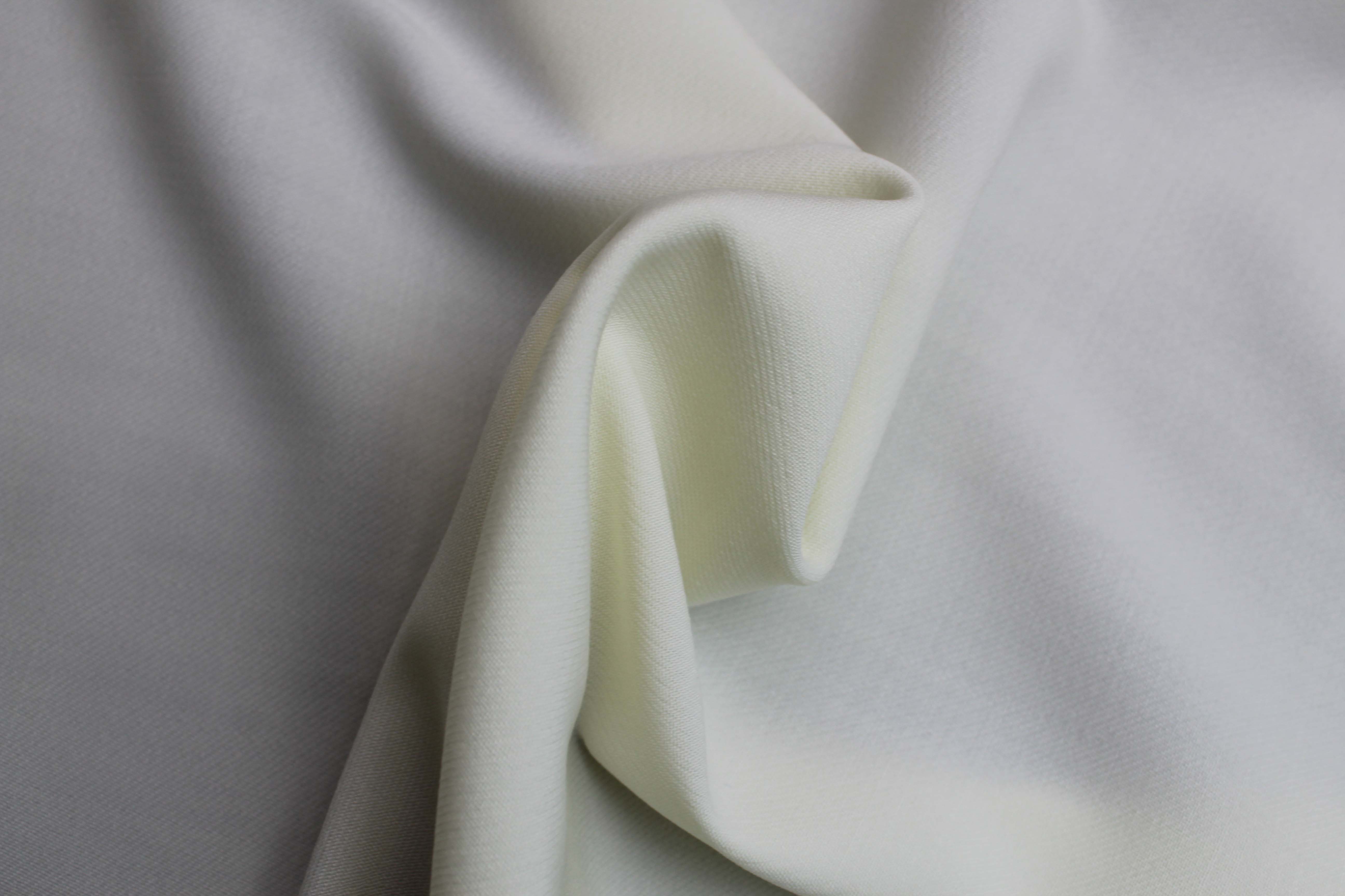 STRETCH WOOL GABERDINE - IVORY